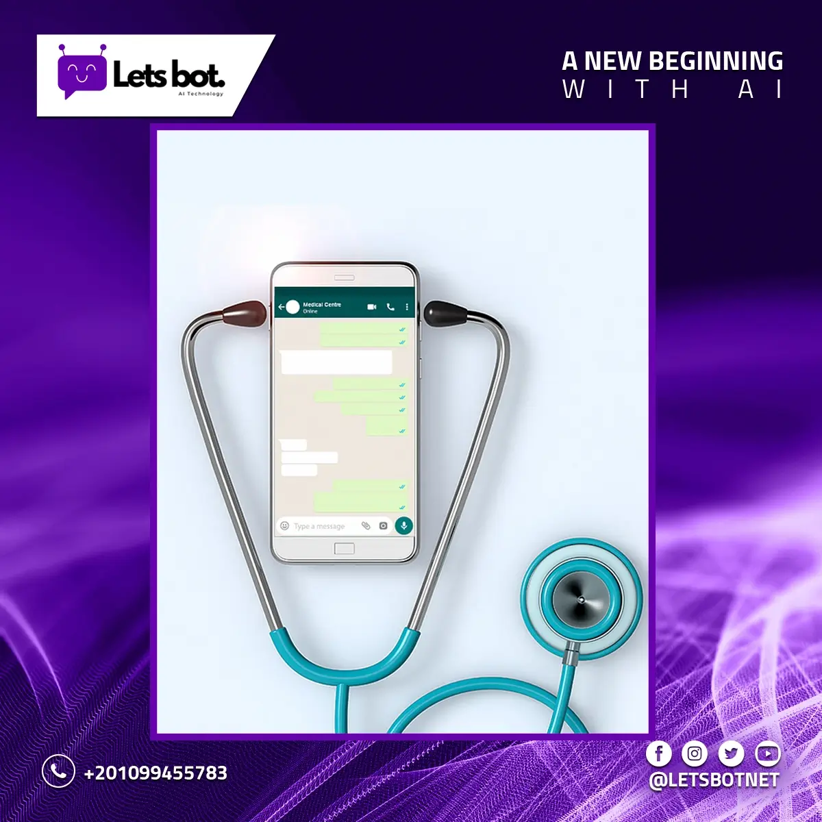كيف تساعد خدمات واتس اب بوت من لتس بوت في الرعاية الصحية