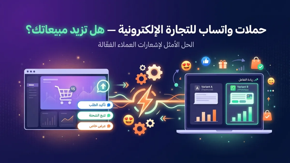 حملات واتساب للتجارة الإلكترونية — هل تزيد مبيعاتك؟