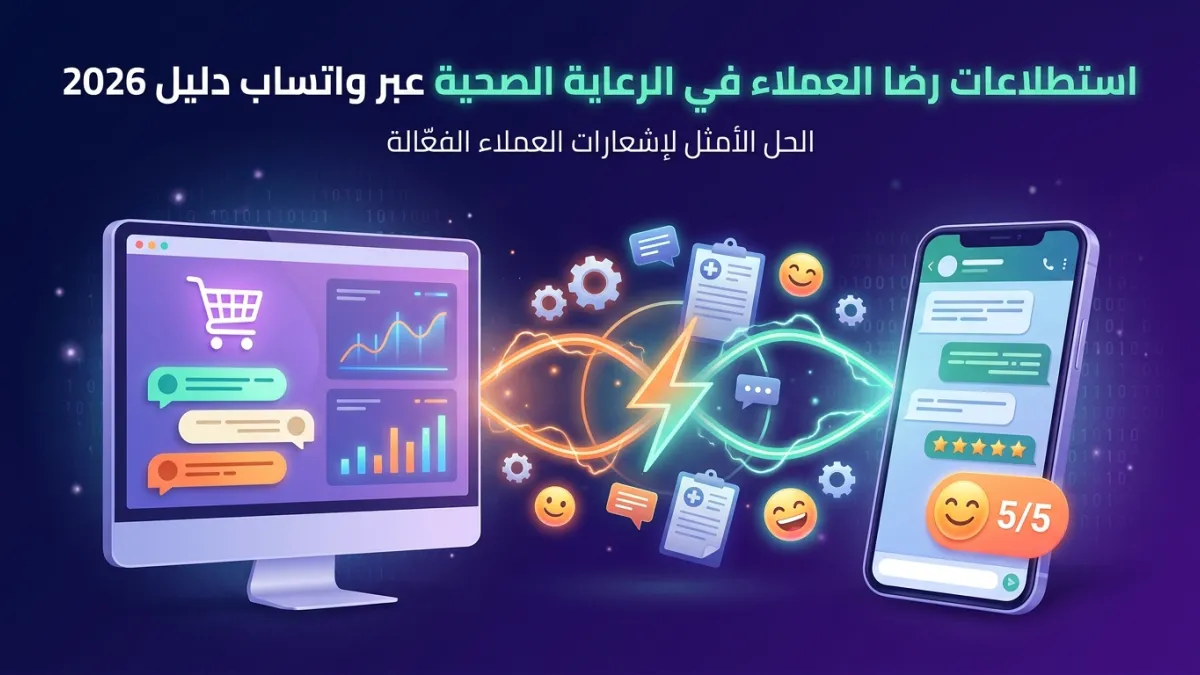 استطلاعات رضا العملاء في الرعاية الصحية عبر واتساب دليل 2026