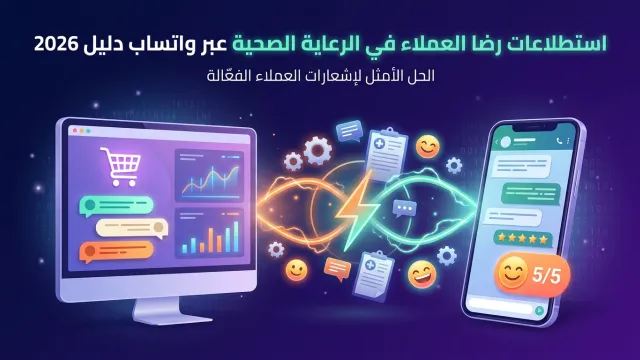 استطلاعات رضا العملاء في الرعاية الصحية عبر واتساب دليل 2026