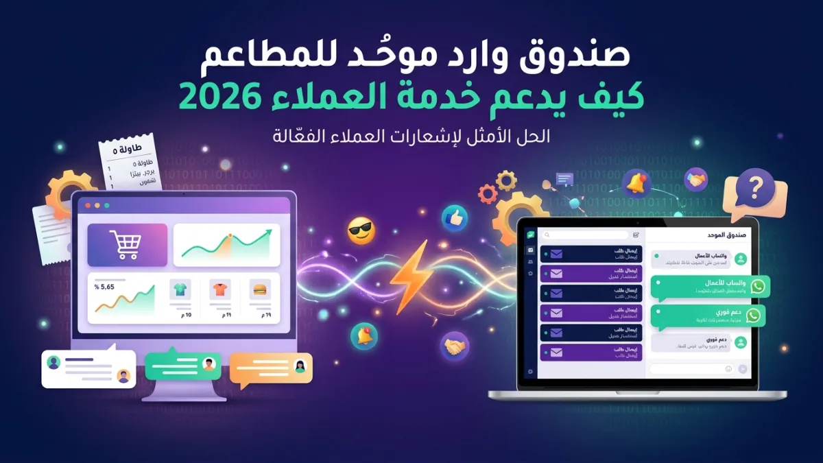 صندوق وارد موحد للمطاعم كيف يدعم خدمة العملاء 2026