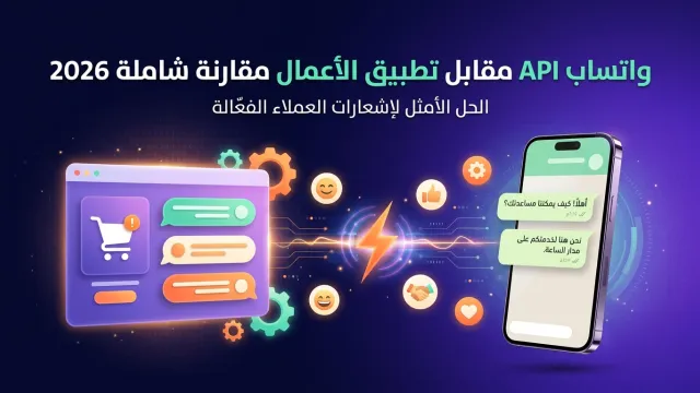 واتساب API مقابل تطبيق الأعمال مقارنة شاملة 2026