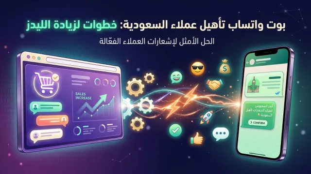 بوت واتساب تأهيل عملاء السعودية: خطوات لزيادة الليدز