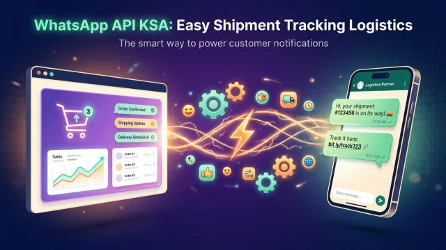 WhatsApp API KSA: Easy Shipment Tracking Logistics