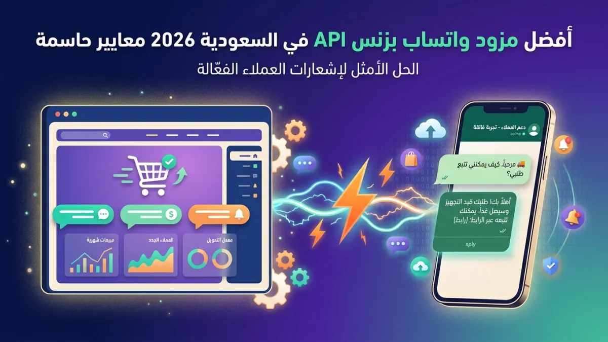 أفضل مزود واتساب بزنس API في السعودية 2026 معايير حاسمة