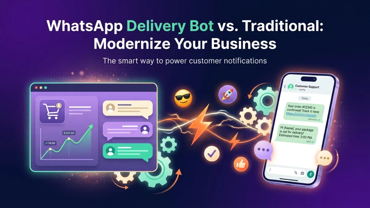 WhatsApp Delivery Bot vs. Traditional: Modernize Your Business