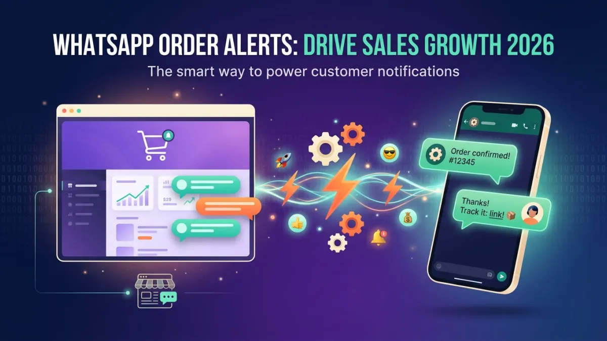 WhatsApp Order Alerts: Drive Sales Growth 2026