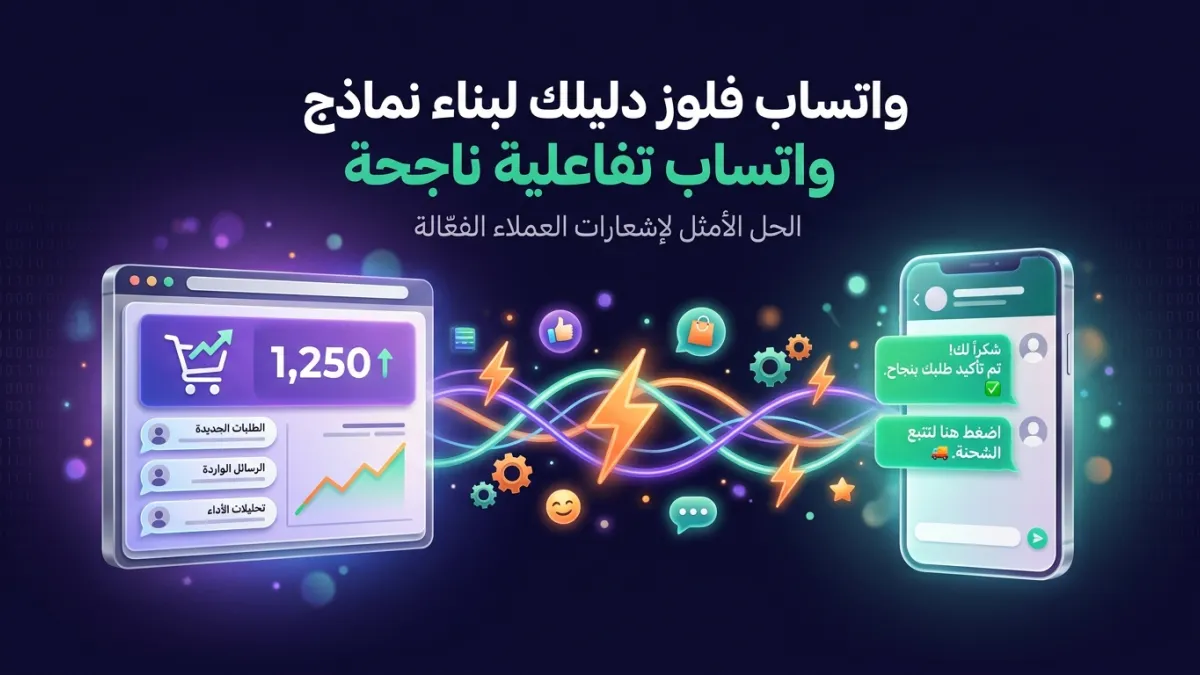 واتساب فلوز دليلك لبناء نماذج واتساب تفاعلية ناجحة