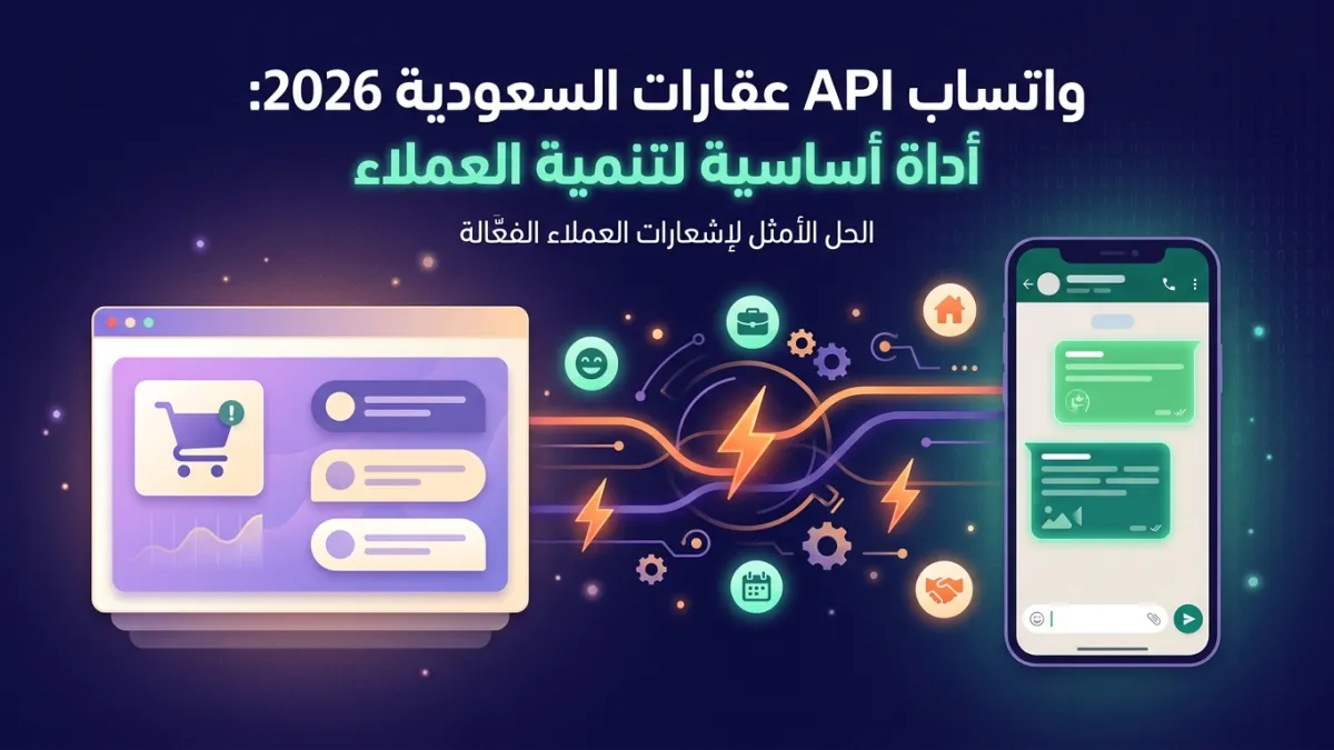 واتساب API عقارات السعودية 2026: أداة أساسية لتنمية العملاء