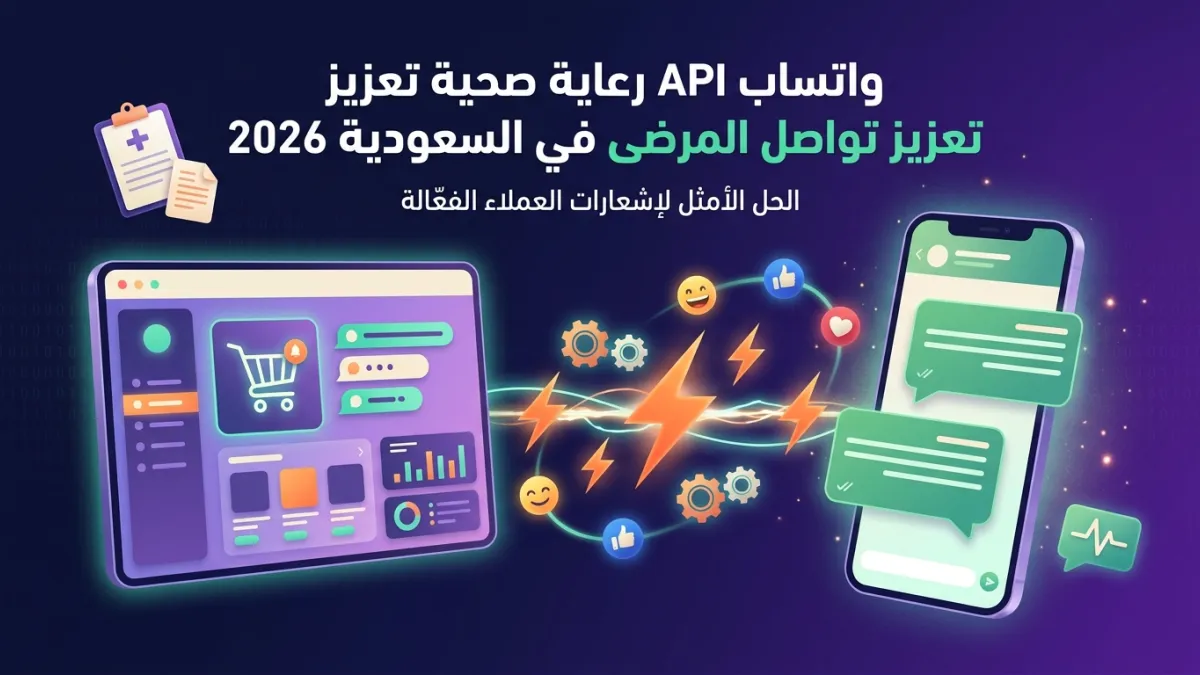 واتساب API رعاية صحية تعزيز تواصل المرضى في السعودية 2026