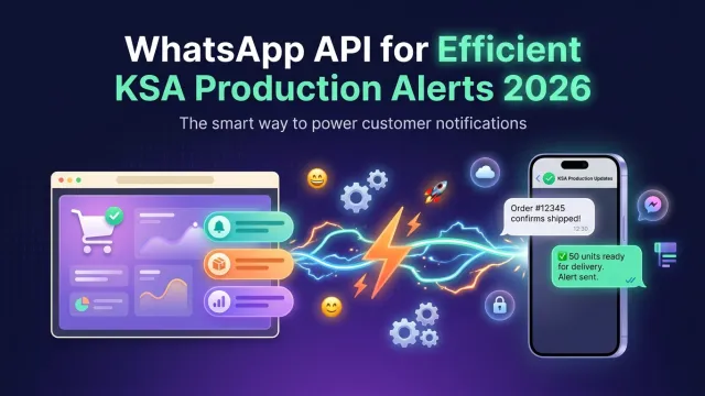 WhatsApp API for Efficient KSA Production Alerts 2026