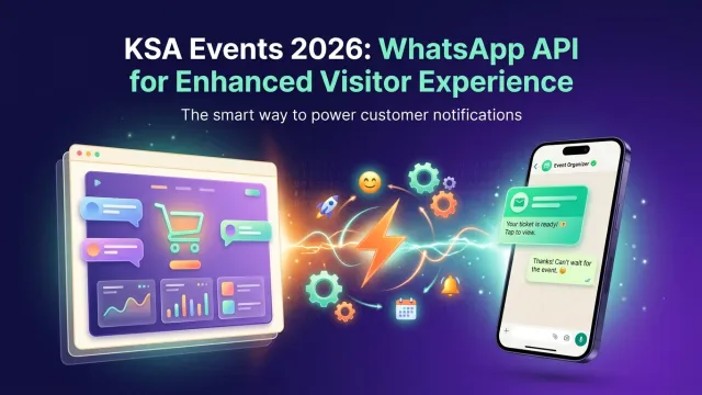KSA Events 2026: WhatsApp API for Enhanced Visitor Experience