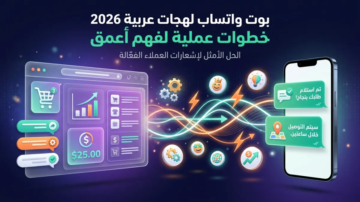 بوت واتساب لهجات عربية 2026 خطوات عملية لفهم أعمق