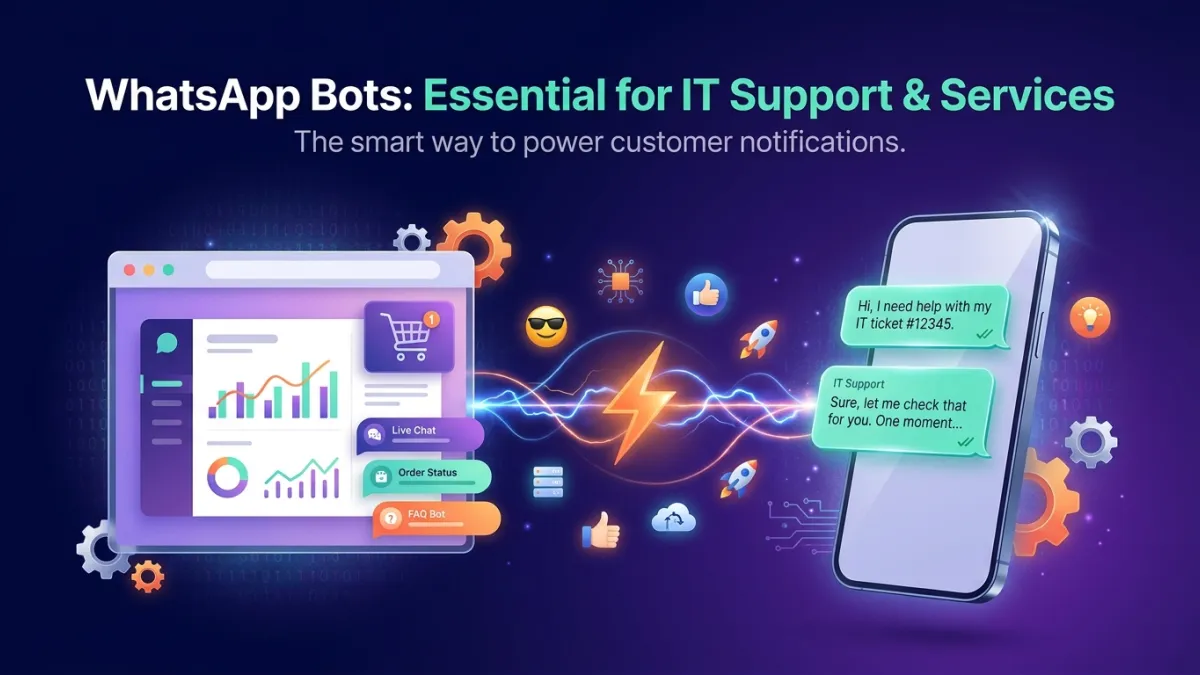 WhatsApp Bots: Essential for IT Support & Services