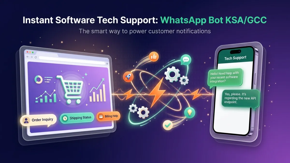 Instant Software Tech Support: WhatsApp Bot KSA/GCC