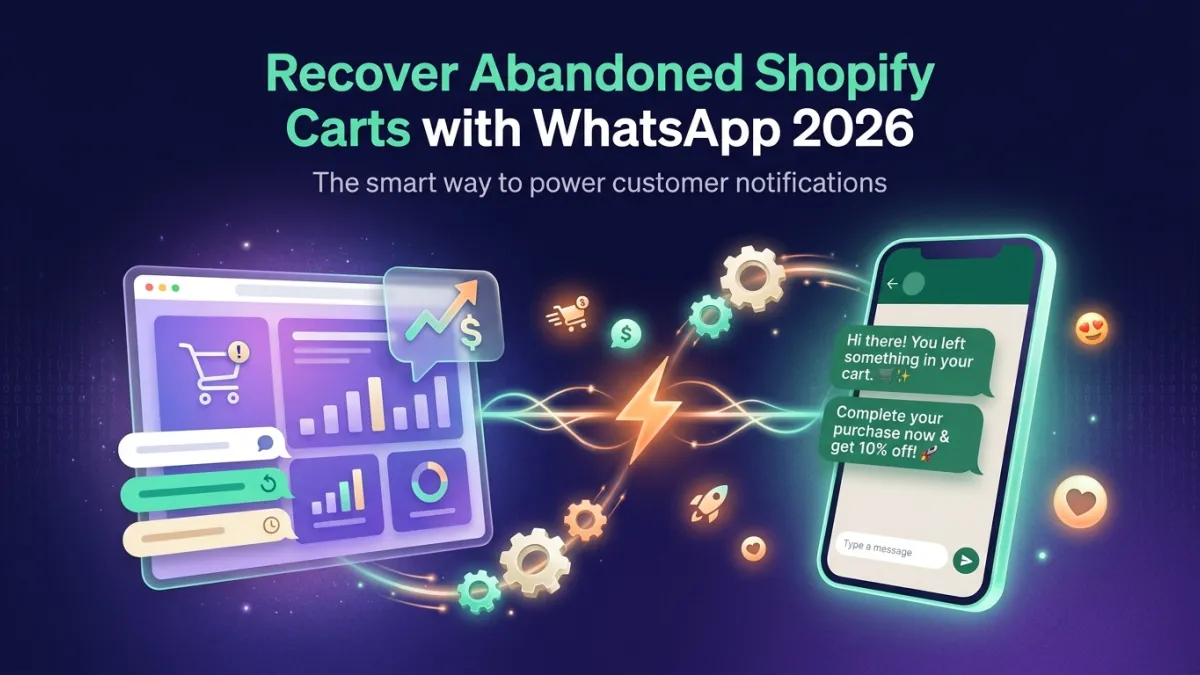 Recover Abandoned Shopify Carts with WhatsApp 2026