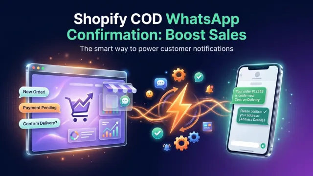 Shopify COD WhatsApp Confirmation: Boost Sales