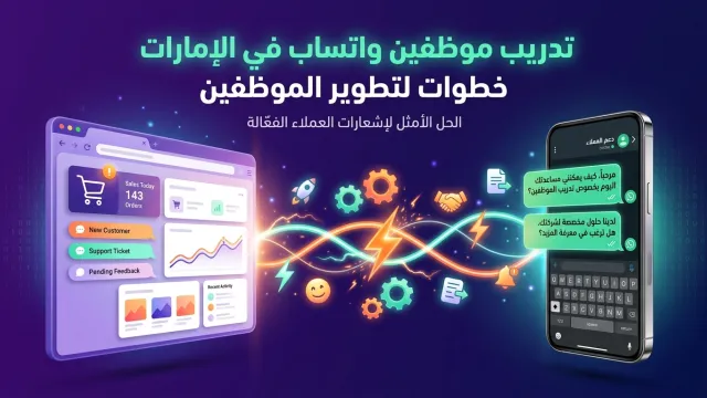 تدريب موظفين واتساب في الإمارات خطوات لتطوير الموظفين