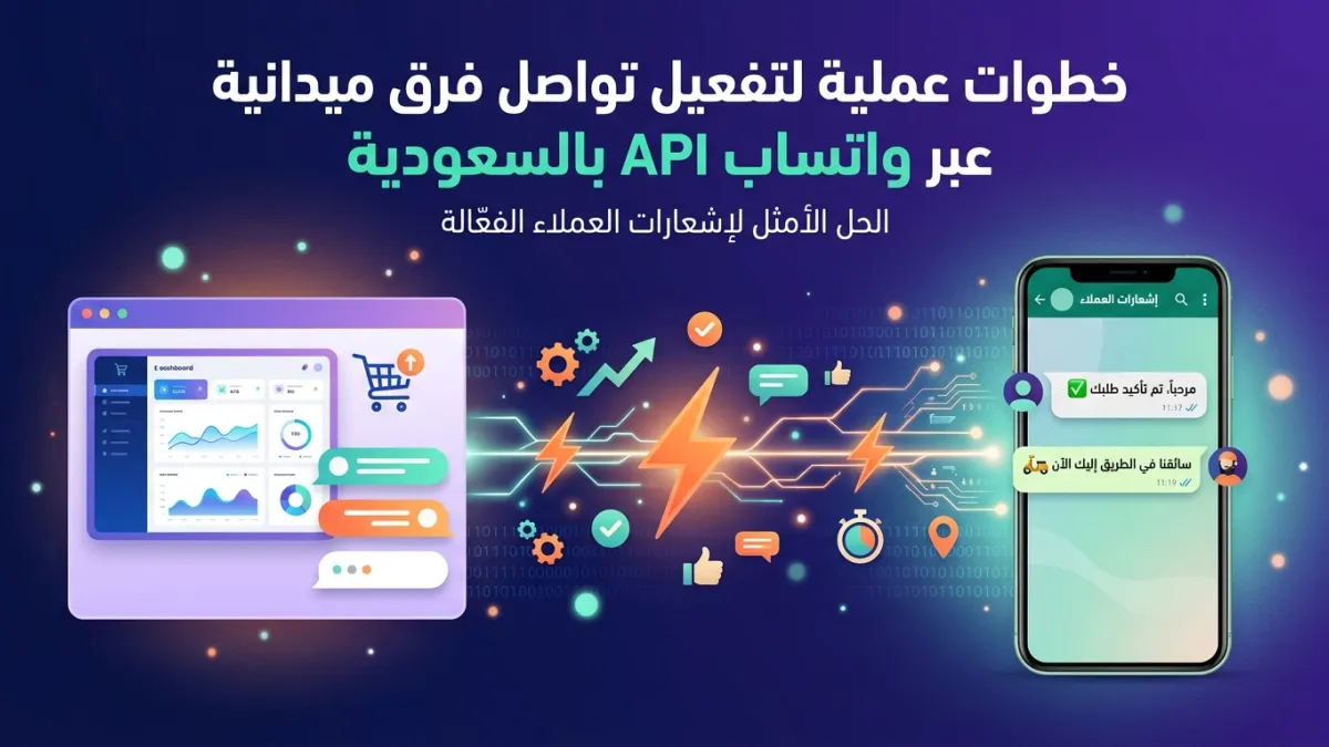 خطوات عملية لتفعيل تواصل فرق ميدانية عبر واتساب API بالسعودية