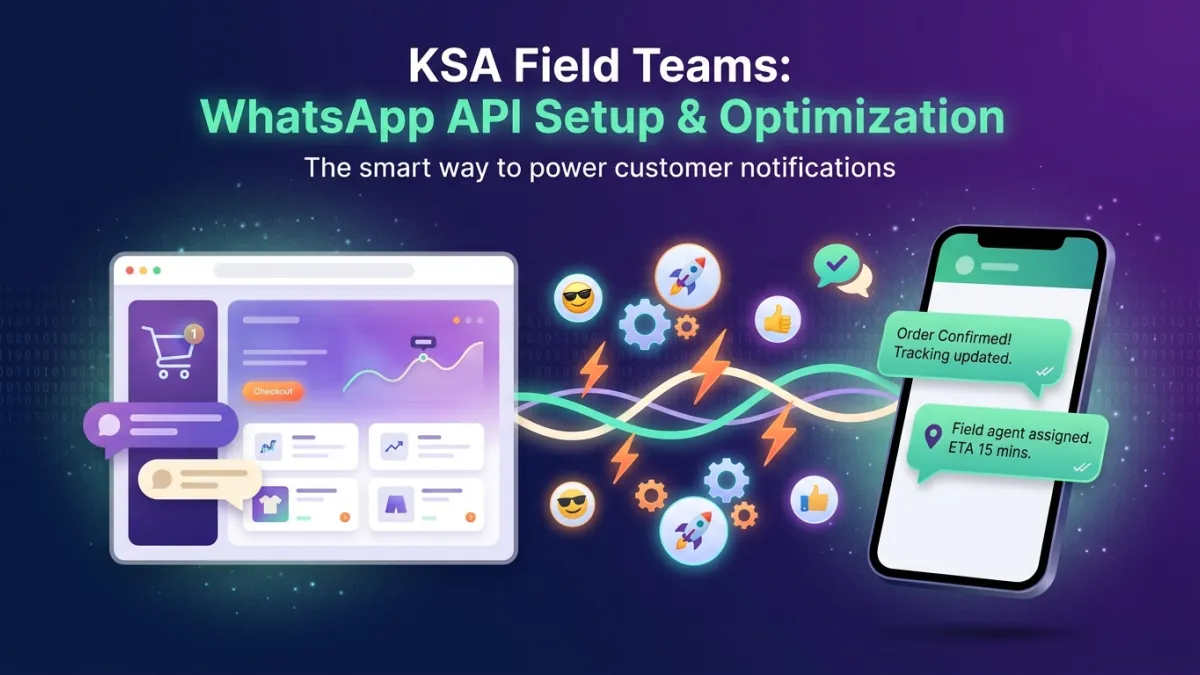 KSA Field Teams: WhatsApp API Setup & Optimization