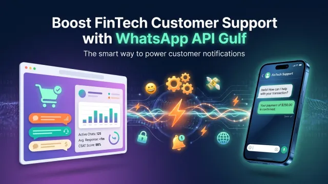 Boost FinTech Customer Support with WhatsApp API Gulf