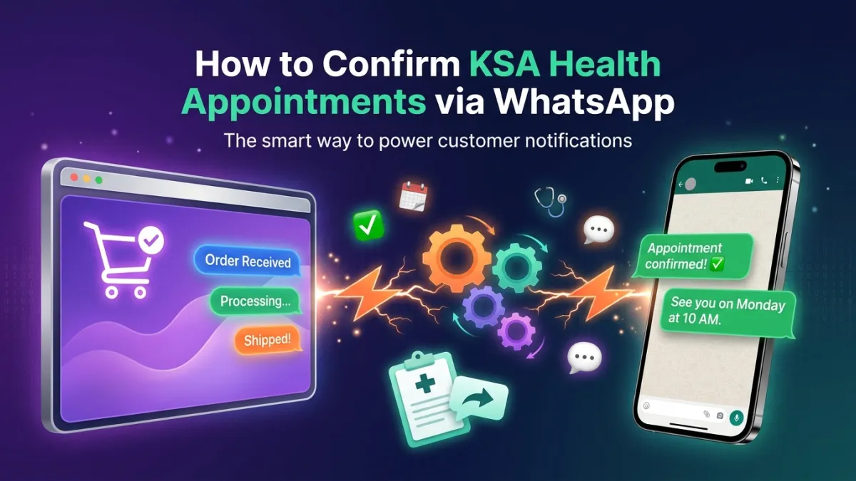 How to Confirm KSA Health Appointments via WhatsApp