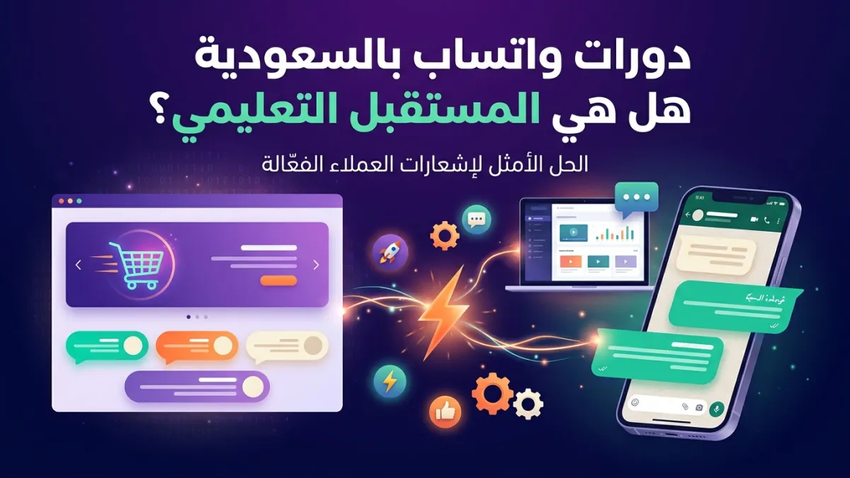 دورات واتساب بالسعودية هل هي المستقبل التعليمي