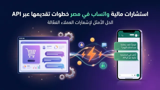 Offer WhatsApp Financial Consulting in Egypt via API