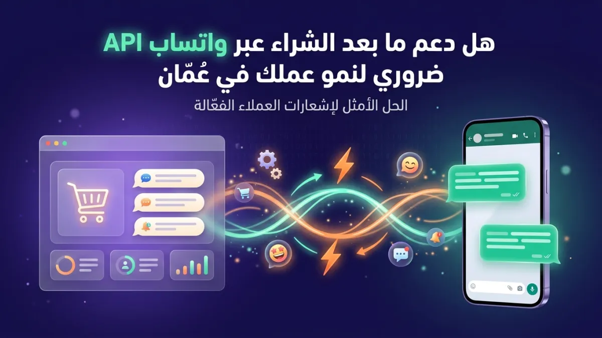 WhatsApp API Post-Purchase Support for Oman Growth