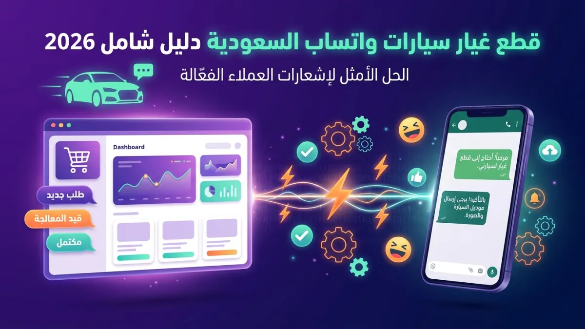 قطع غيار سيارات واتساب السعودية دليل شامل 2026