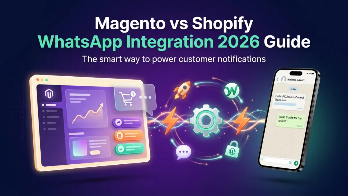 Magento vs Shopify WhatsApp Integration 2026 Guide