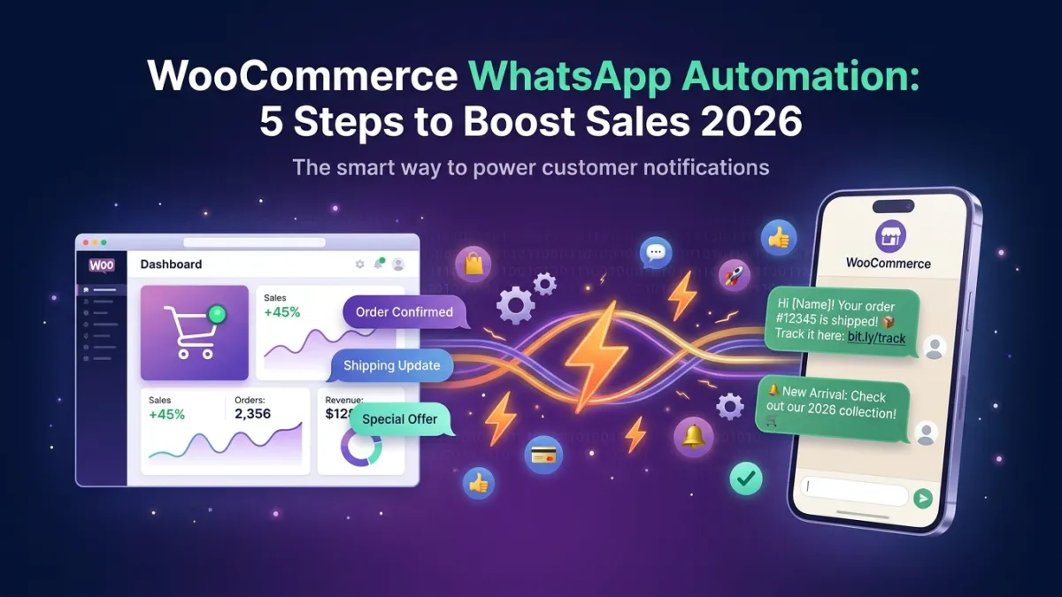 WooCommerce WhatsApp Automation: 5 Steps to Boost Sales 2026