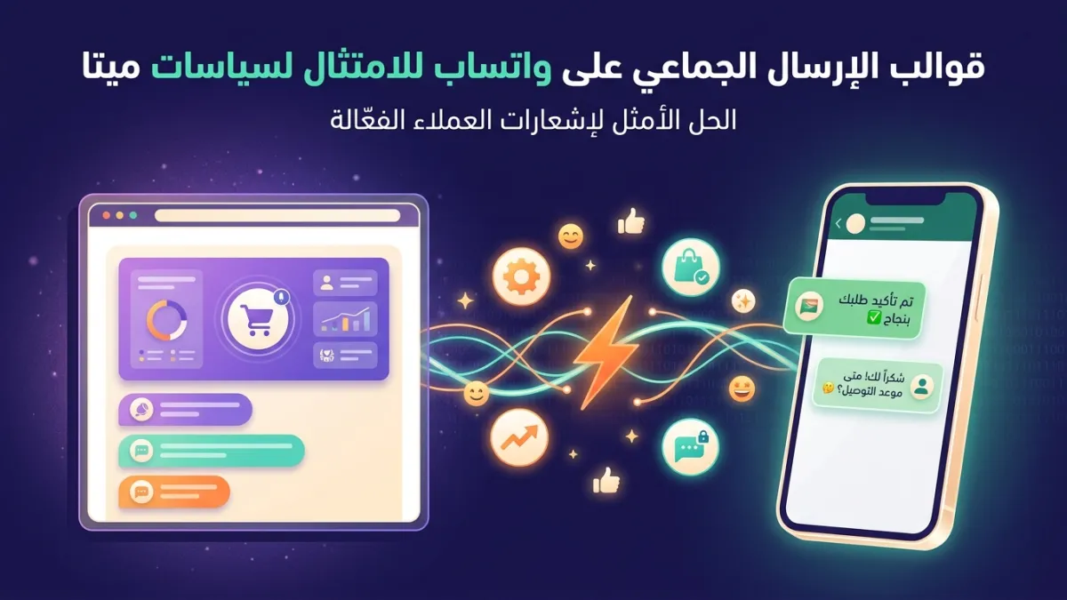 قوالب الإرسال الجماعي على واتساب للامتثال لسياسات ميتا
