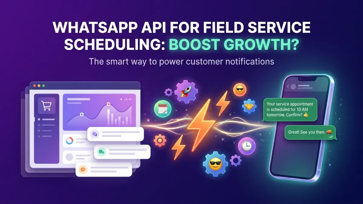 WhatsApp API for Field Service Scheduling: Boost Growth?