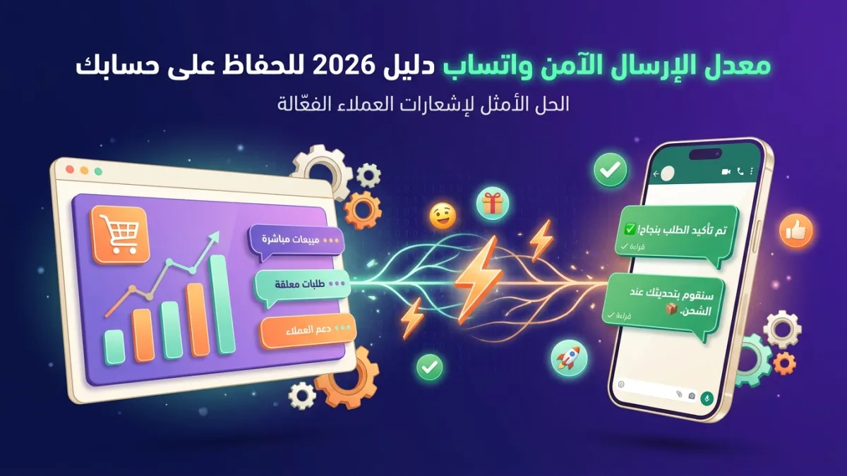 معدل الإرسال الآمن واتساب دليل 2026 للحفاظ على حسابك