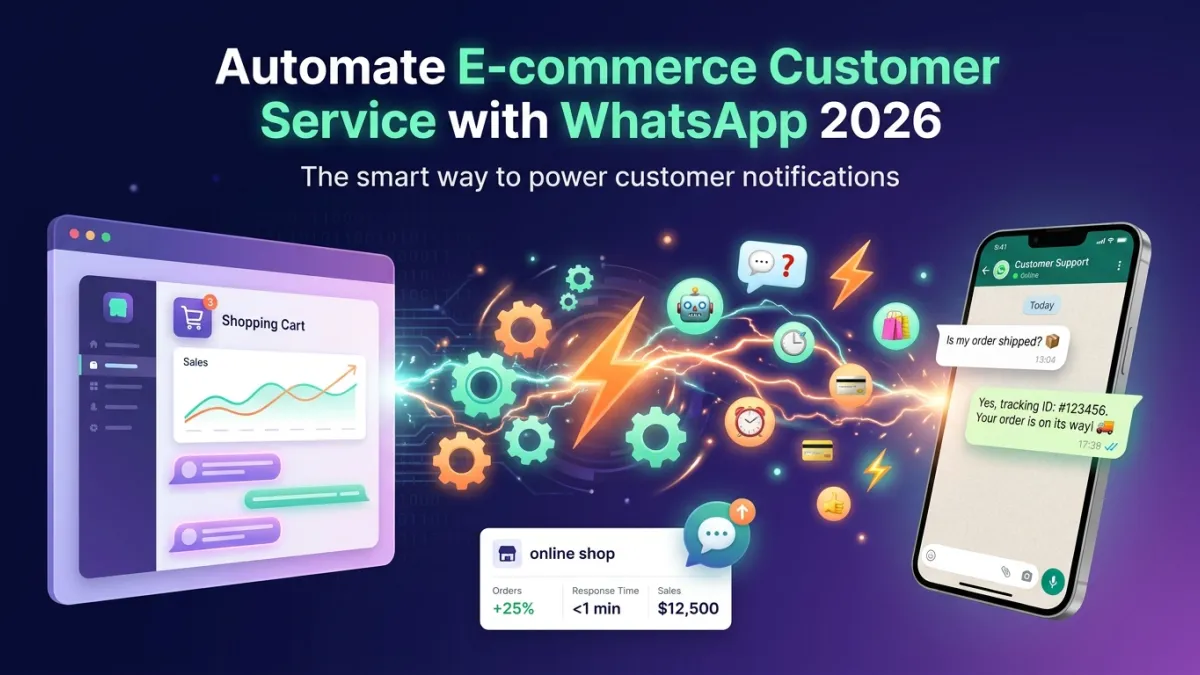 Automate E-commerce Customer Service with WhatsApp 2026