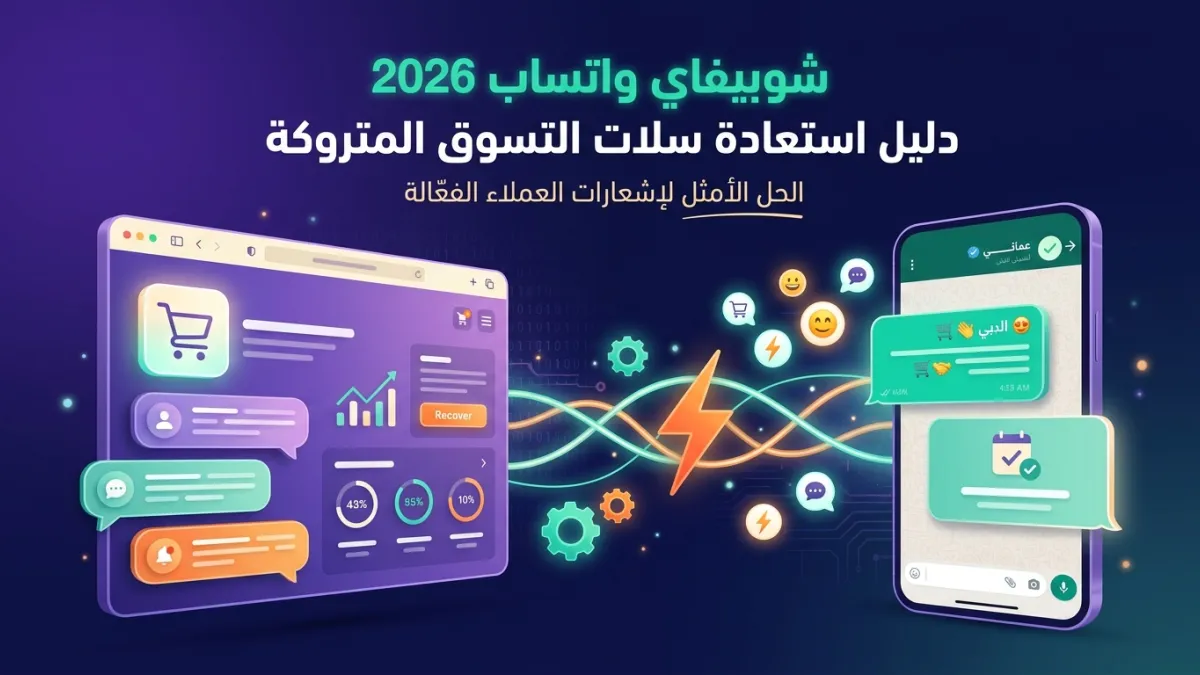 شوبيفاي واتساب 2026 دليل استعادة سلات التسوق المتروكة