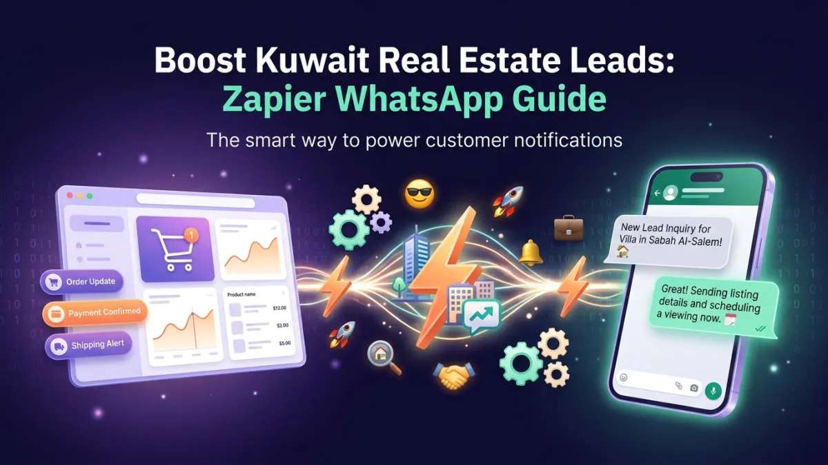 Boost Kuwait Real Estate Leads: Zapier WhatsApp Guide