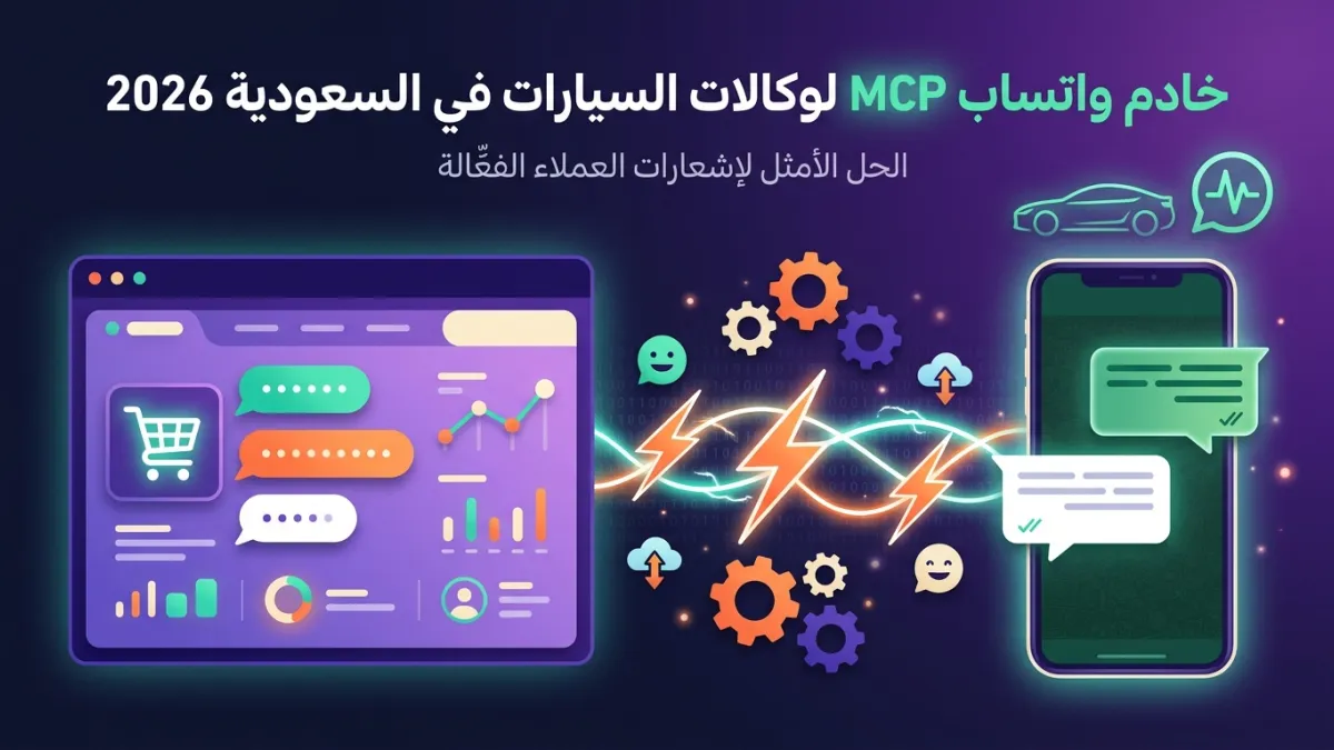 خادم واتساب MCP لوكالات السيارات في السعودية 2026