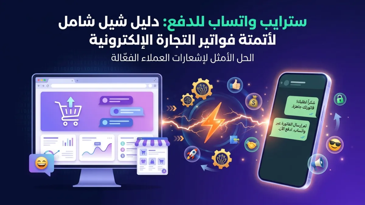 سترايب واتساب للدفع: دليل شامل لأتمتة فواتير التجارة الإلكترونية