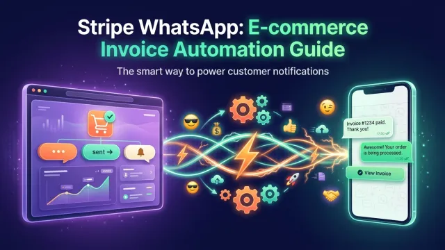 Stripe WhatsApp: E-commerce Invoice Automation Guide
