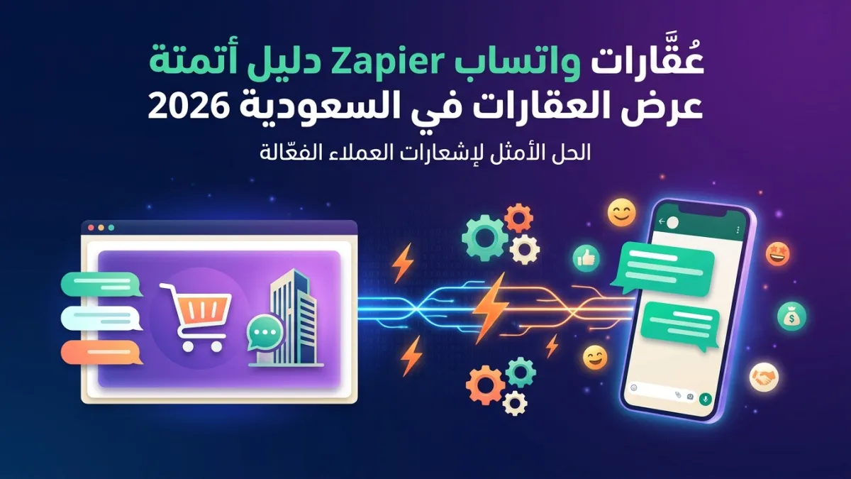 KSA Property Listings Automation Guide: WhatsApp, Zapier 2026