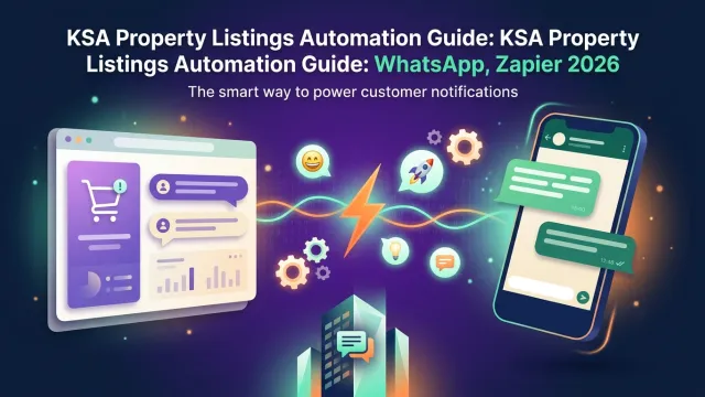 KSA Property Listings Automation Guide: WhatsApp, Zapier 2026