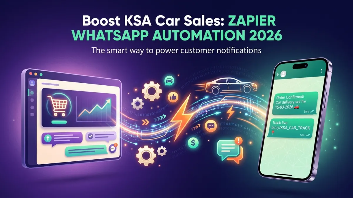 Boost KSA Car Sales: Zapier WhatsApp Automation 2026
