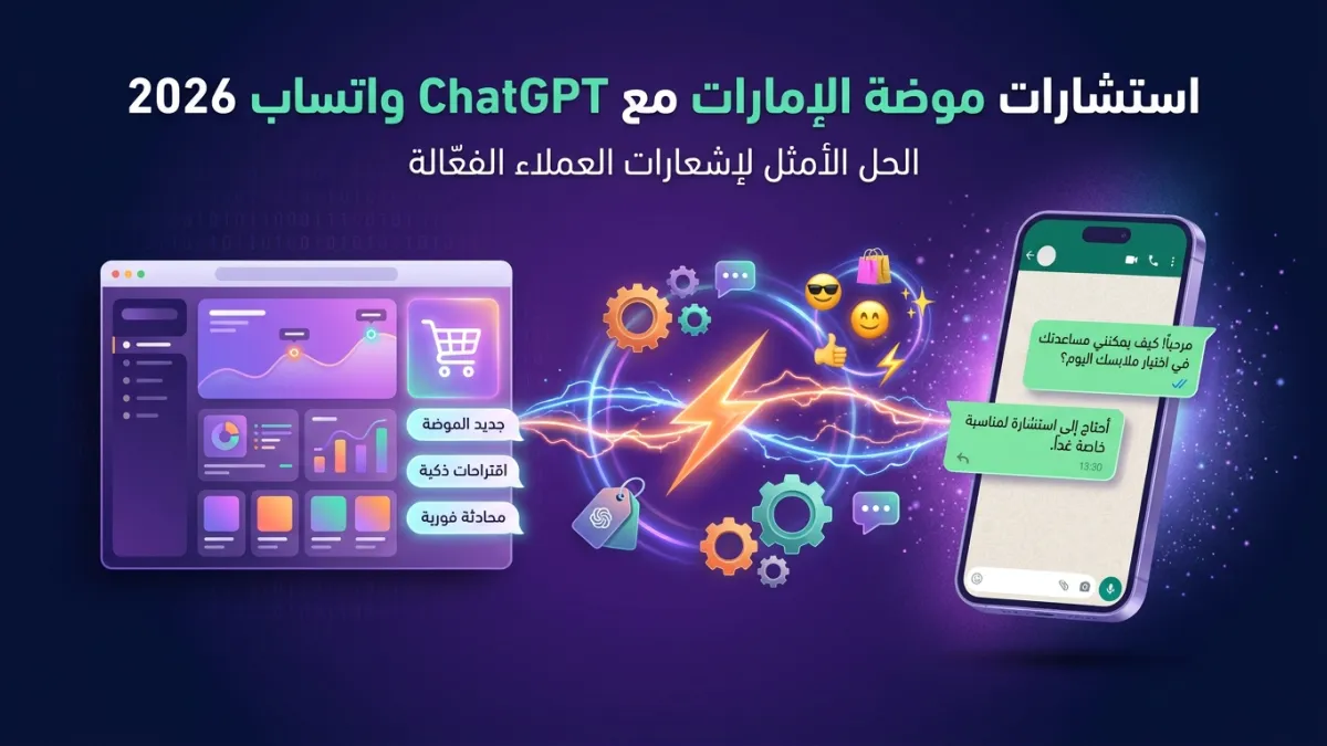 استشارات موضة الإمارات مع ChatGPT واتساب 2026