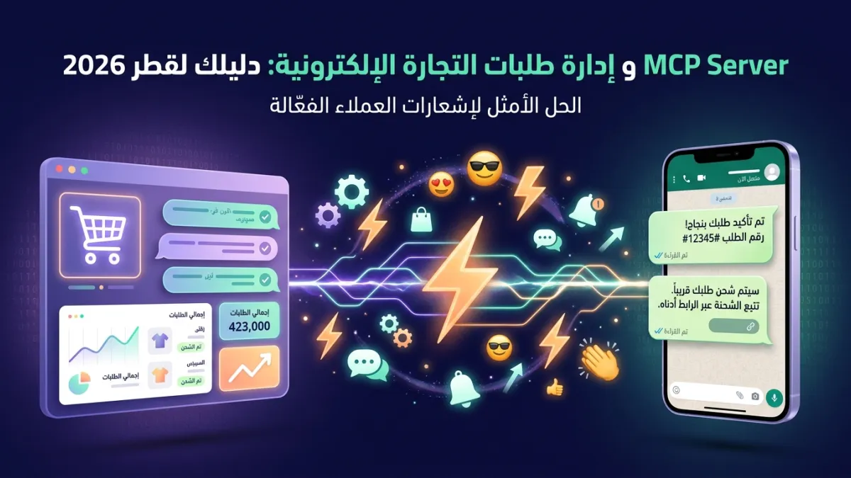 MCP Server و إدارة طلبات التجارة الإلكترونية: دليلك لقطر 2026