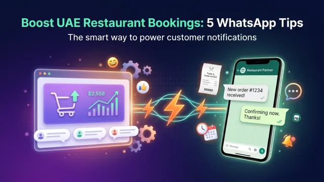 Boost UAE Restaurant Bookings: 5 WhatsApp Tips