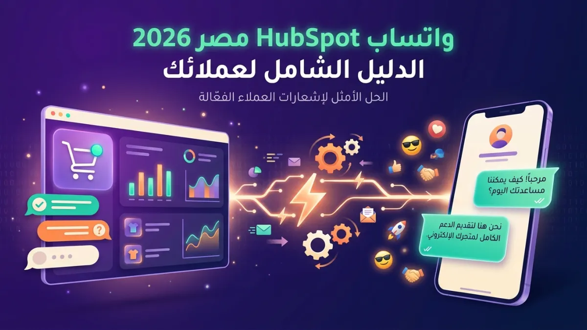 واتساب HubSpot مصر 2026 الدليل الشامل لعملائك
