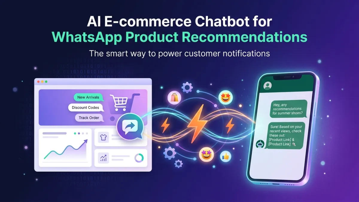 AI E-commerce Chatbot for WhatsApp Product Recommendations