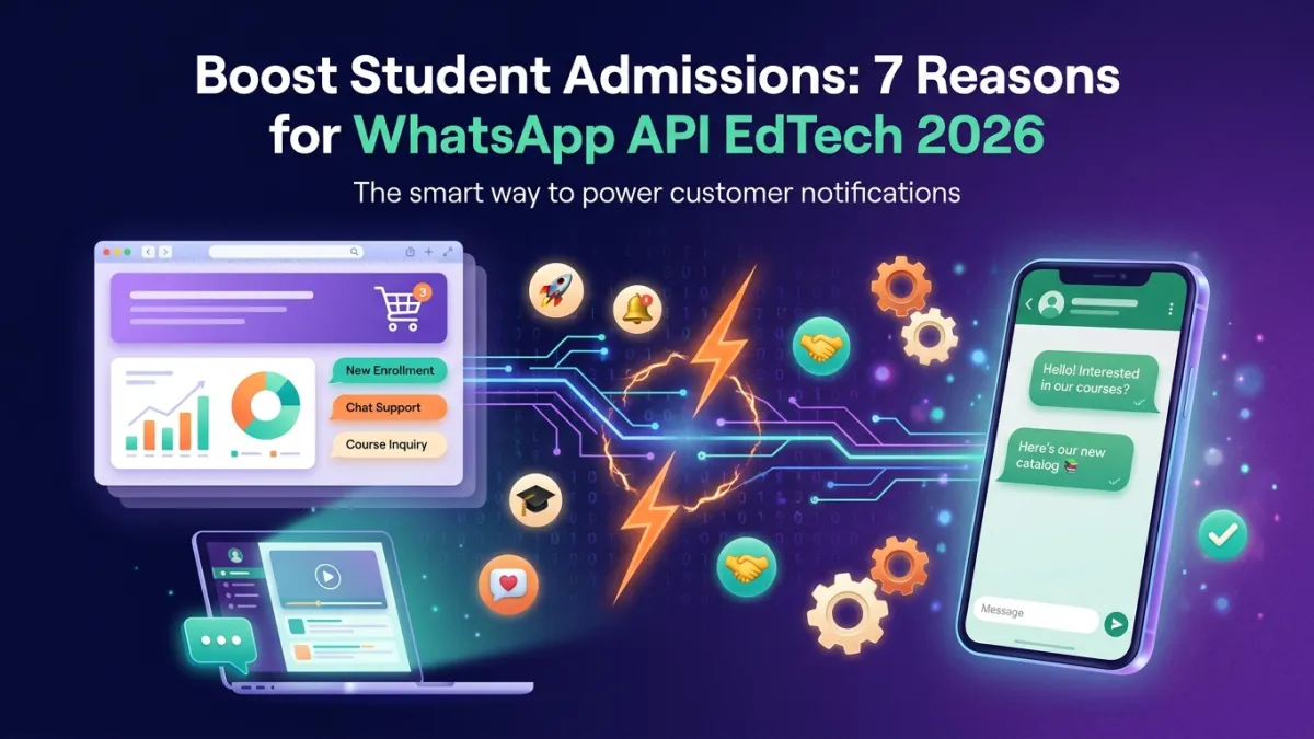 Boost Student Admissions: 7 Reasons for WhatsApp API EdTech 2026
